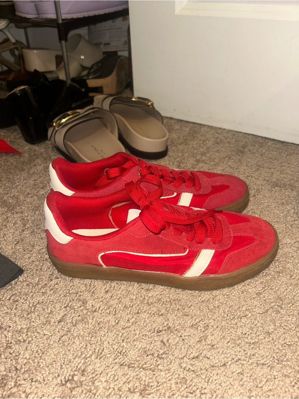 Stradivarius Red Sneakers